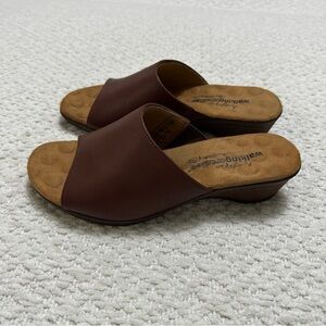 Walking Cradles Kerry Slip On Brown Shoes Women’s Size 7